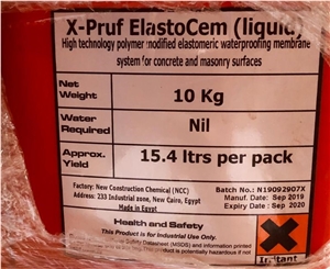 Waterproof Membrane X-Pruf Elastocem