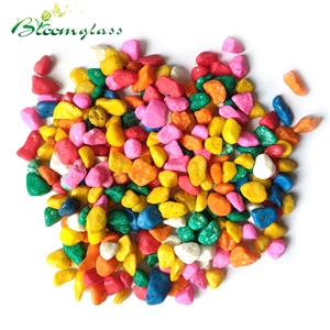 Deyed Gravel Mixed Color Gravel For Aqurium
