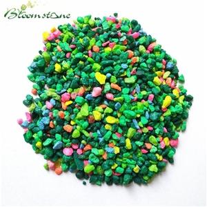 Deyed Gravel Mixed Color Gravel For Aqurium