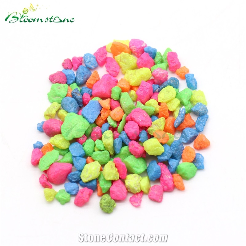 Deyed Gravel Mixed Color Gravel For Aqurium