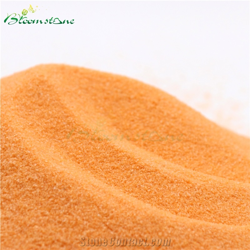 Deyed Sand Orange Colored Sand