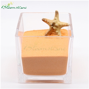 Deyed Sand Orange Colored Sand