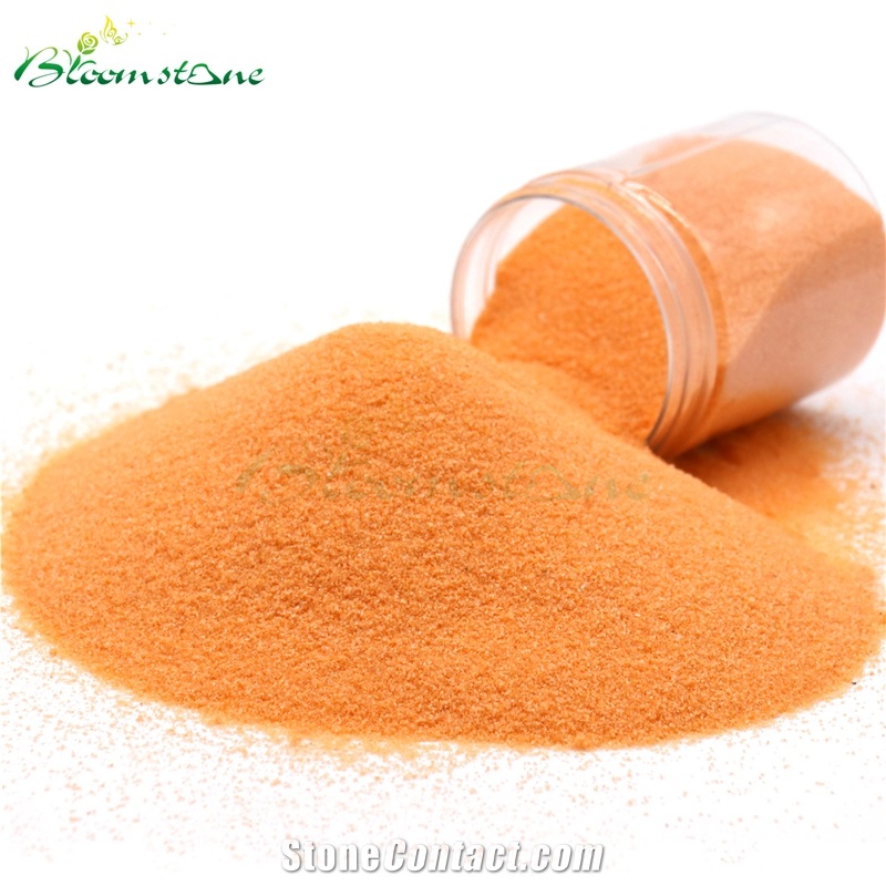 Deyed Sand Orange Colored Sand