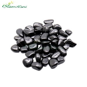 High Polished Black Pebble Stone For Landscaping