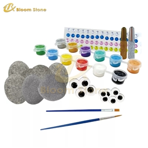 Natural Pebble Stone Painting Stone Pet Rok For Gift