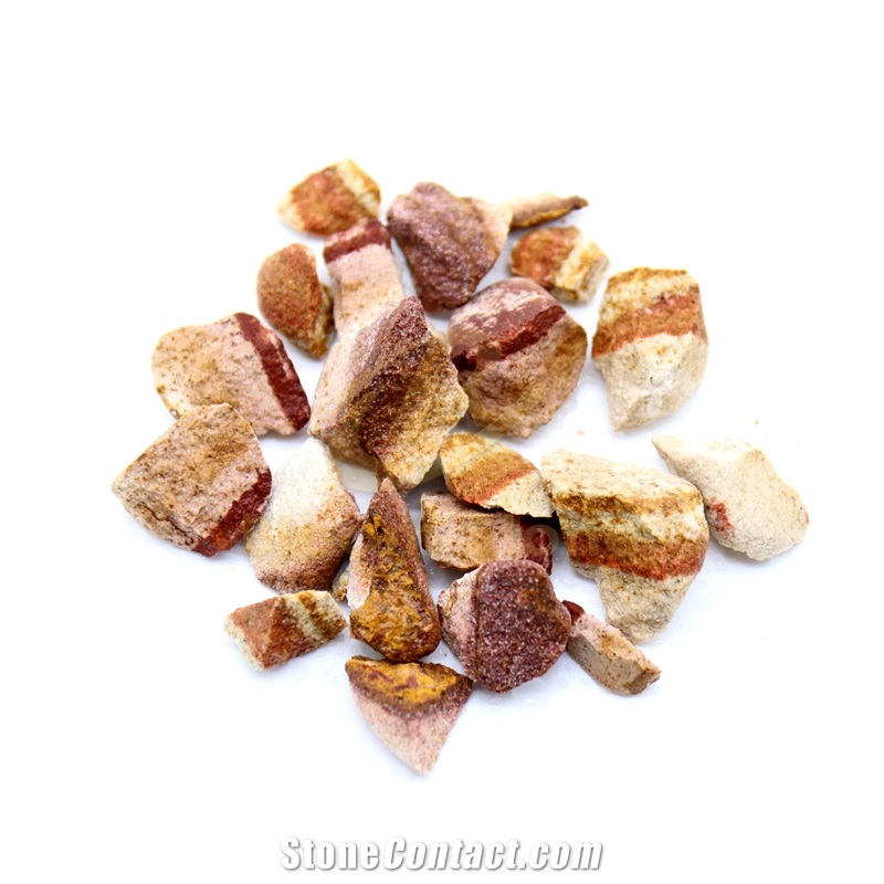 Wholesale Colorful Pebble Stone, Crushed Stone Gravels For Landscaping