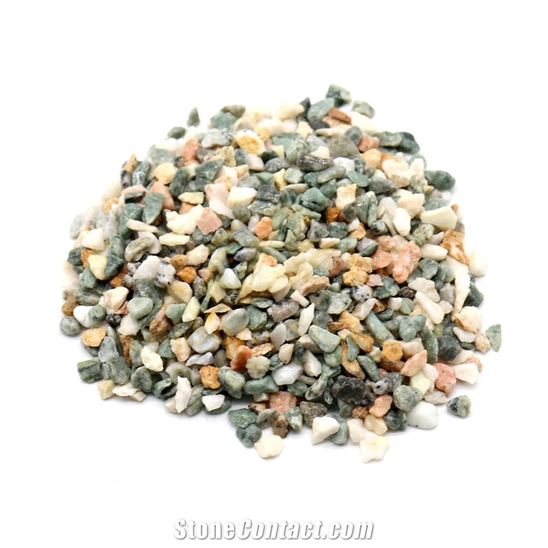 Wholesale Colorful Pebble Stone, Crushed Stone Gravels For Landscaping