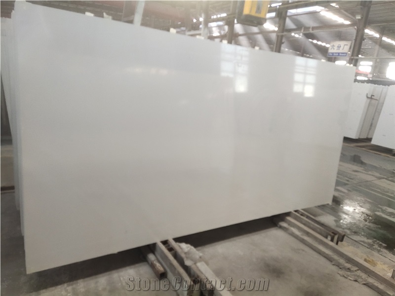 AMQ-4001 Quartz Slabs & Tiles,Artificial Stone,Pure White