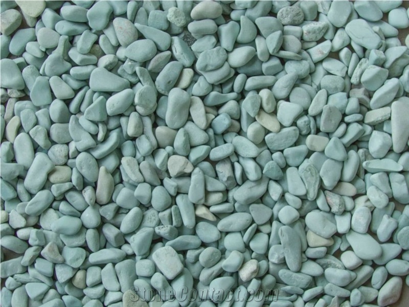 Ocean Green Pebble Stone, Beach Stone