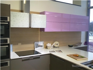 Crystal Diamond Quartz Kitchen Countertops