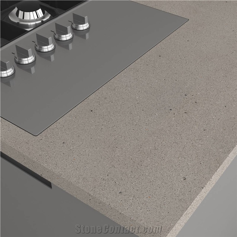 Gobi Urban Matt Quartz Kitchen Countertops