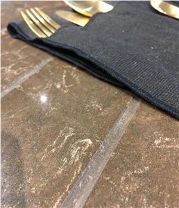 Noble Athos Brown Quartz Kitchen Countertops