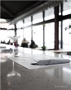 Noble Carrara Quartz Bar Tops