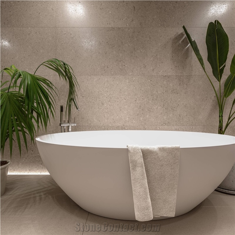 Noble Concrete Grey Matt Quartz Tiles, Wall Panels