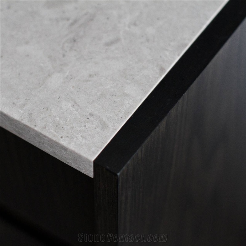 Noble Concrete Grey Quartz Kitchen Countertops