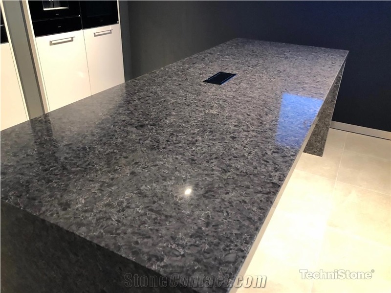 Noble Imperial Grey Quartz Kitchen Countertops