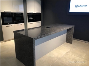 Noble Imperial Grey Quartz Kitchen Countertops