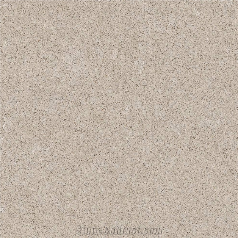 Noble Ivory White Quartz Slabs, Tiles