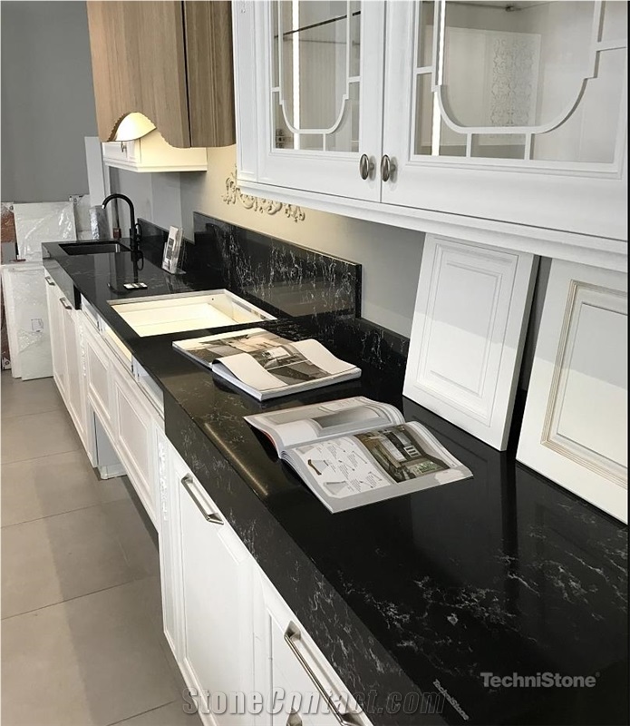 Pearl Delta Quartz Kitchen Countertops