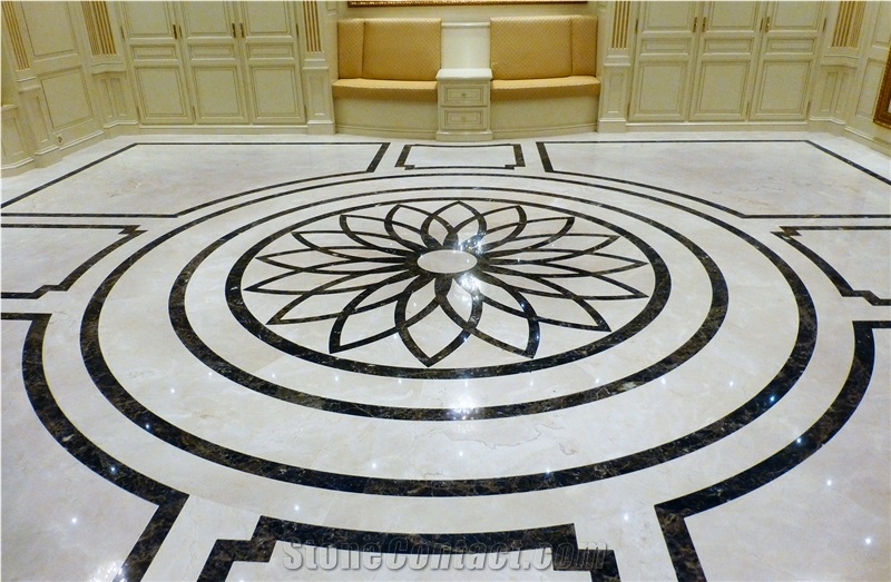 Waterjet Floor Medallions, Waterjet Patterns