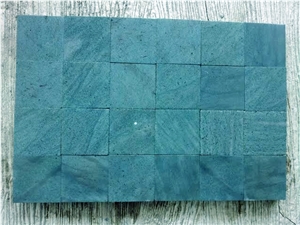 Natural Sukabumi Green Stone 10 X 10Cmm Pool Tiles