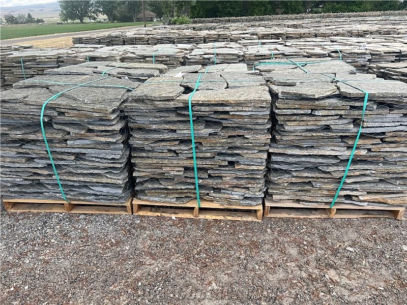 Idaho Quartzite Flagstone Slabs- Flagstone, Patio Flagging, Rocky Mountain Quartzite