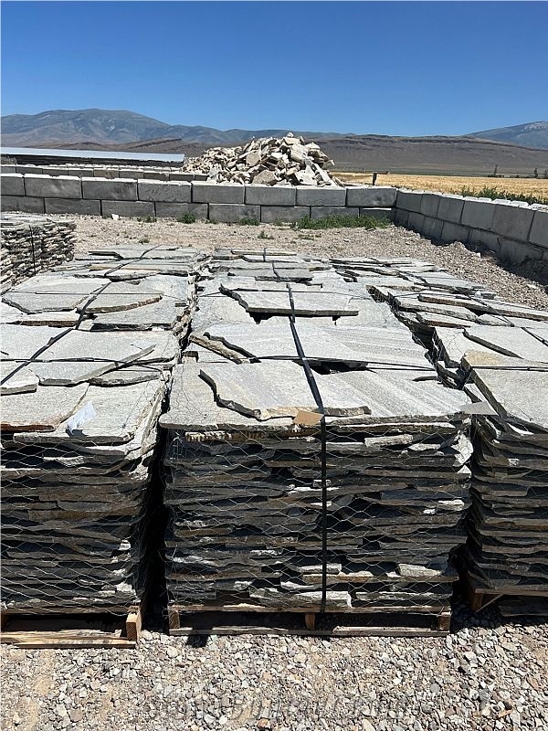 Idaho Quartzite Flagstone Slabs- Flagstone, Patio Flagging, Rocky Mountain Quartzite