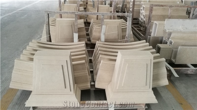 Beige Limestone Moleanos From Portugal