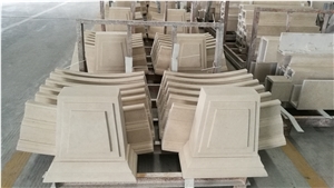 Beige Limestone Moleanos From Portugal