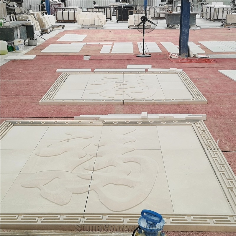 Beige Limestone Moleanos From Portugal