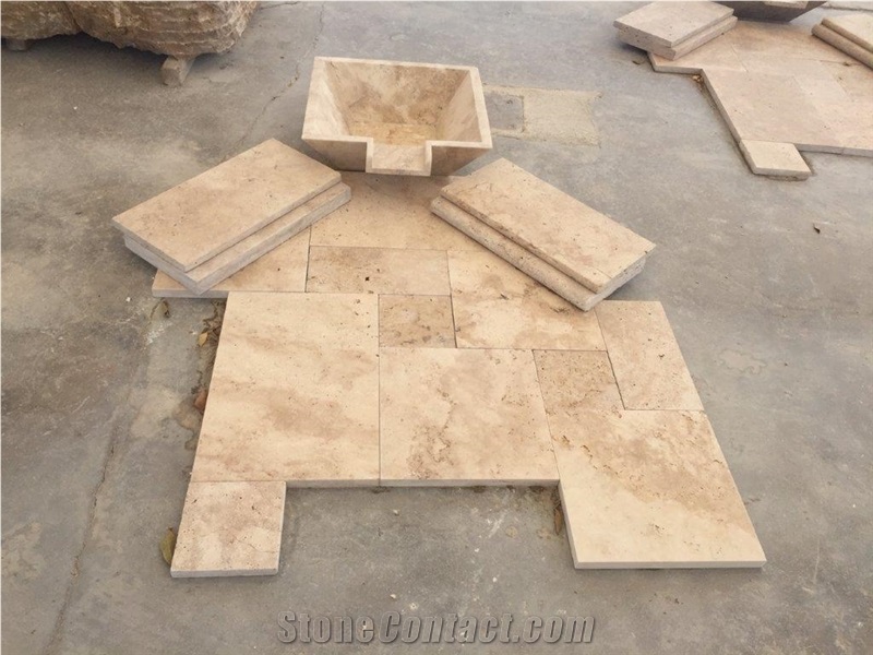 Cyrene Travertine French Pattern