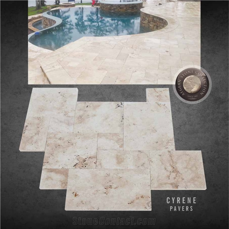 Cyrene Travertine French Pattern