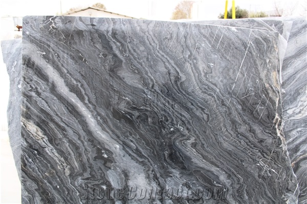 Black Sea Marble Tiles, Slabs