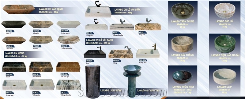 NATURAL STONE LAVABO