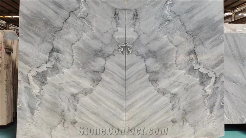 Bruces Gray Marble Staircase