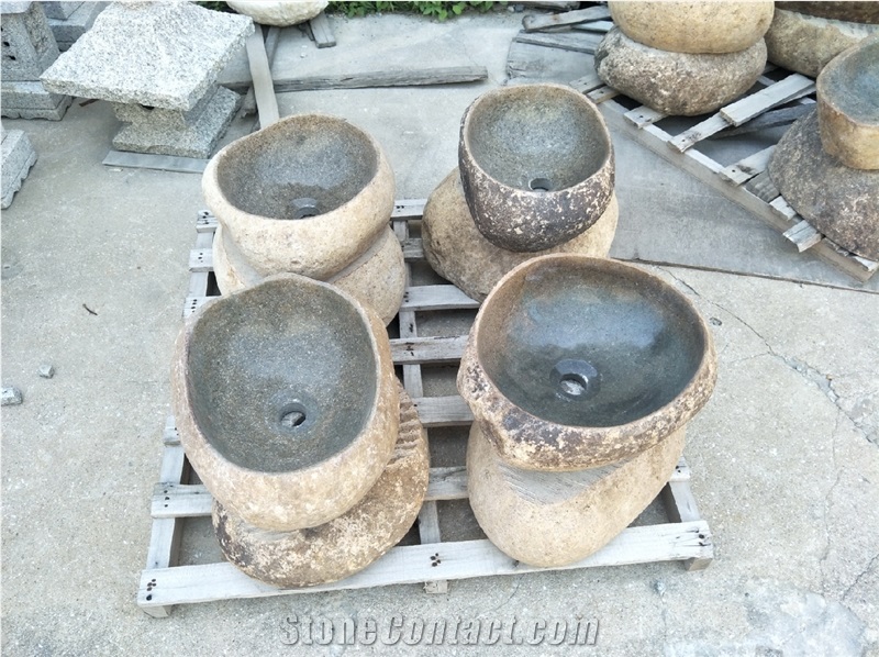 China Padang Dark G654 Granite Basin Wash Basin Vanity Top