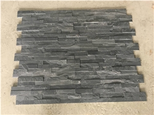 Chinese Black Slate Panel Culture Stone