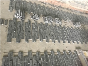 Chinese Black Slate Panel Culture Stone