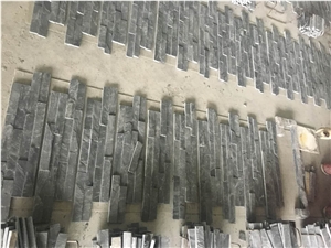 Chinese Black Slate Panel Culture Stone