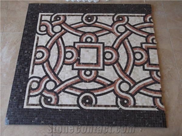 Figure Style Wall Mosaic Pictures Marble Mosaic Art Work