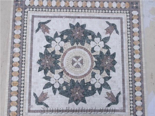 Figure Style Wall Mosaic Pictures Marble Mosaic Art Work