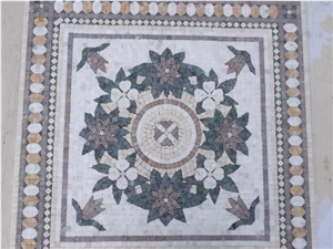 Figure Style Wall Mosaic Pictures Marble Mosaic Art Work