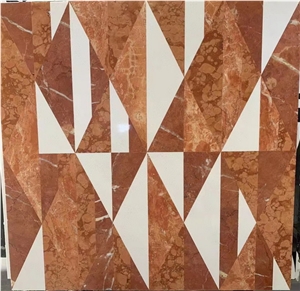 Geometric Shapes Waterjet Medallions Marble Medallions