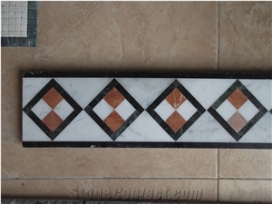 Interior Stone Mosaic Design Wall Border Decoration