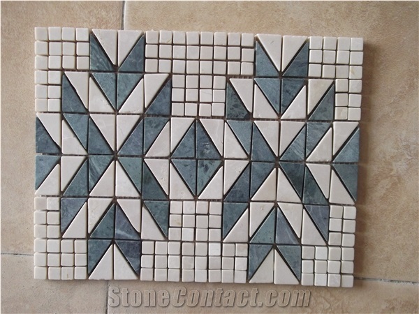 Interior Stone Mosaic Design Wall Border Decoration