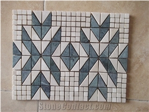 Interior Stone Mosaic Design Wall Border Decoration