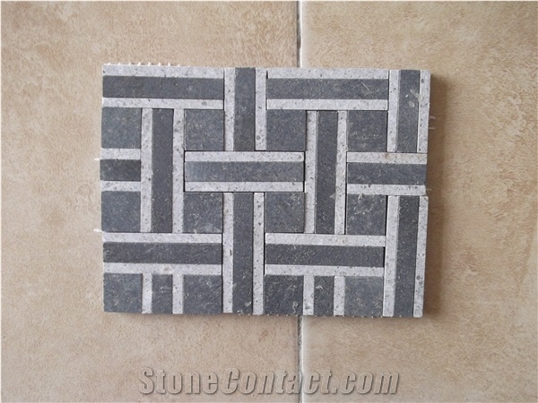 Interior Stone Mosaic Design Wall Border Decoration