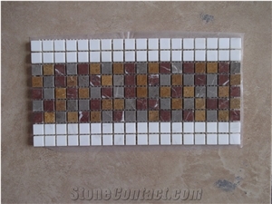 Interior Stone Mosaic Design Wall Border Decoration Tiles