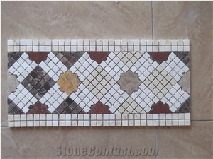 Interior Stone Mosaic Design Wall Border Decoration Tiles