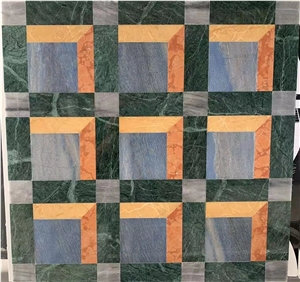Magic 3D Space Effect Stone Medallions  Square Medallions